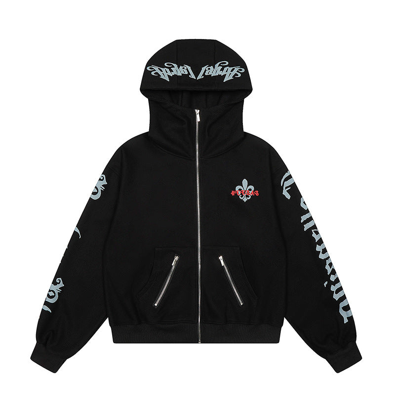 Cool Chic Hoodie Loose Slim-Fitting Zip-Up Jacket Casual Streetwear Style