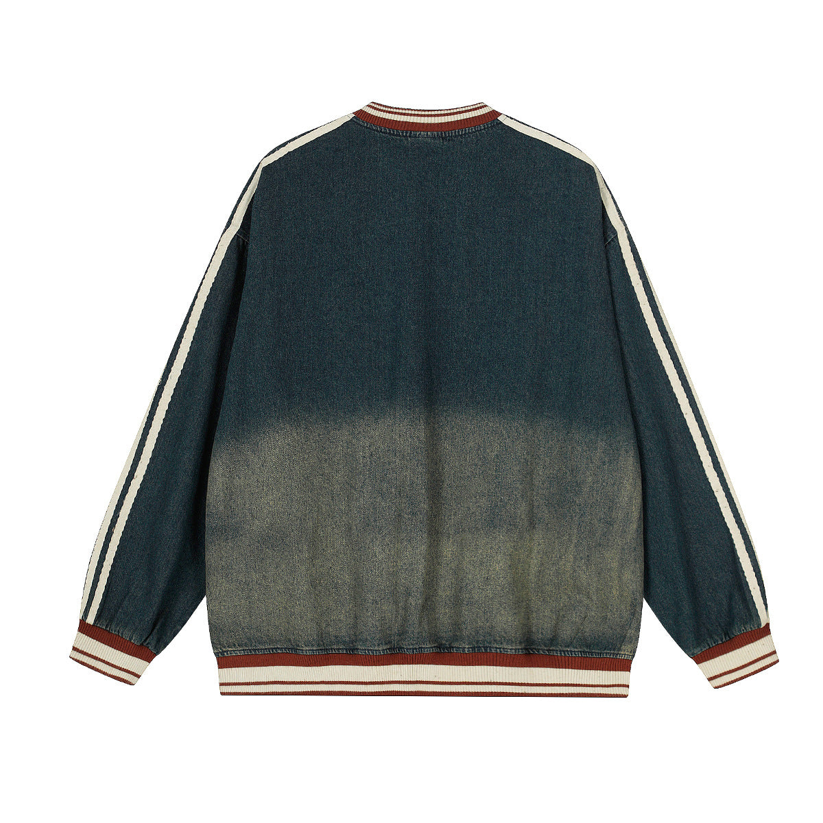 Embroidered washed hoodie