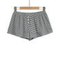 Pantalón corto de rayas con cintura elástica