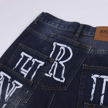 Pantalones cortos vaqueros de trabajo