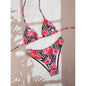 Bikini con estampado de lunares
