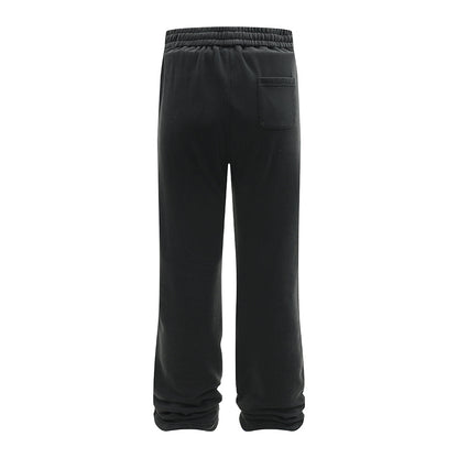 Drawstring sports sweatpants