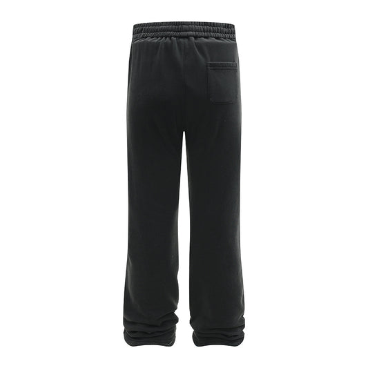 Drawstring sports sweatpants
