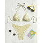 Bikini con estampado de lunares