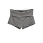 Shorts ajustados a rayas