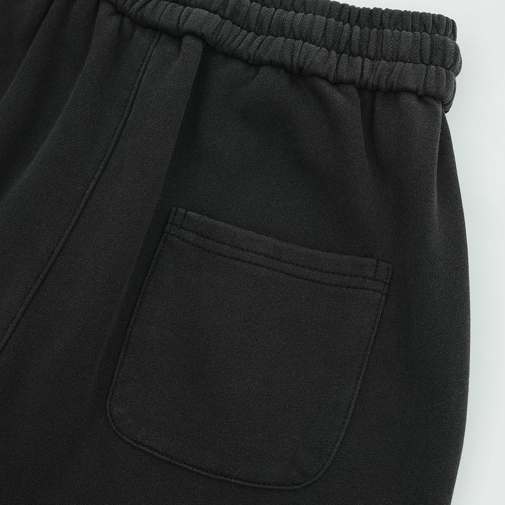 Drawstring sports sweatpants