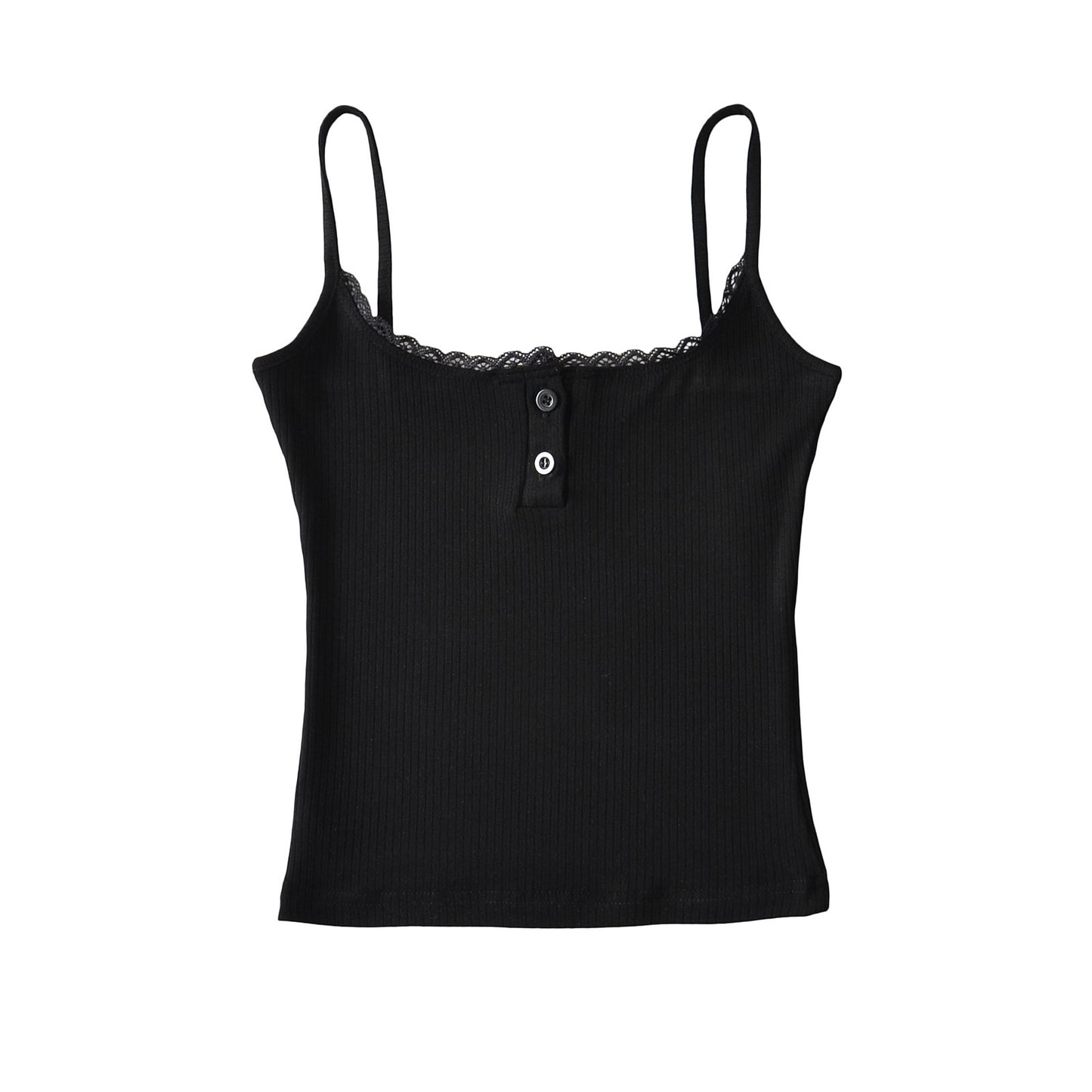 Camiseta sin mangas de encaje