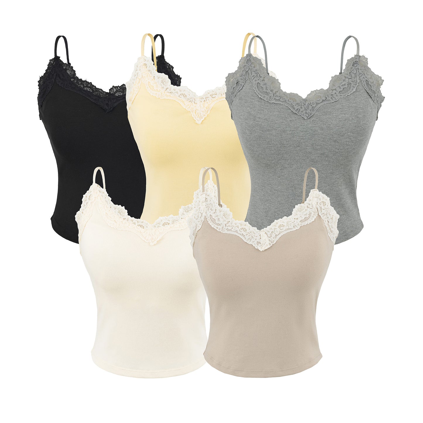 Slim lace camisole vest