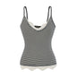 Sleeveless V-neck T-shirt