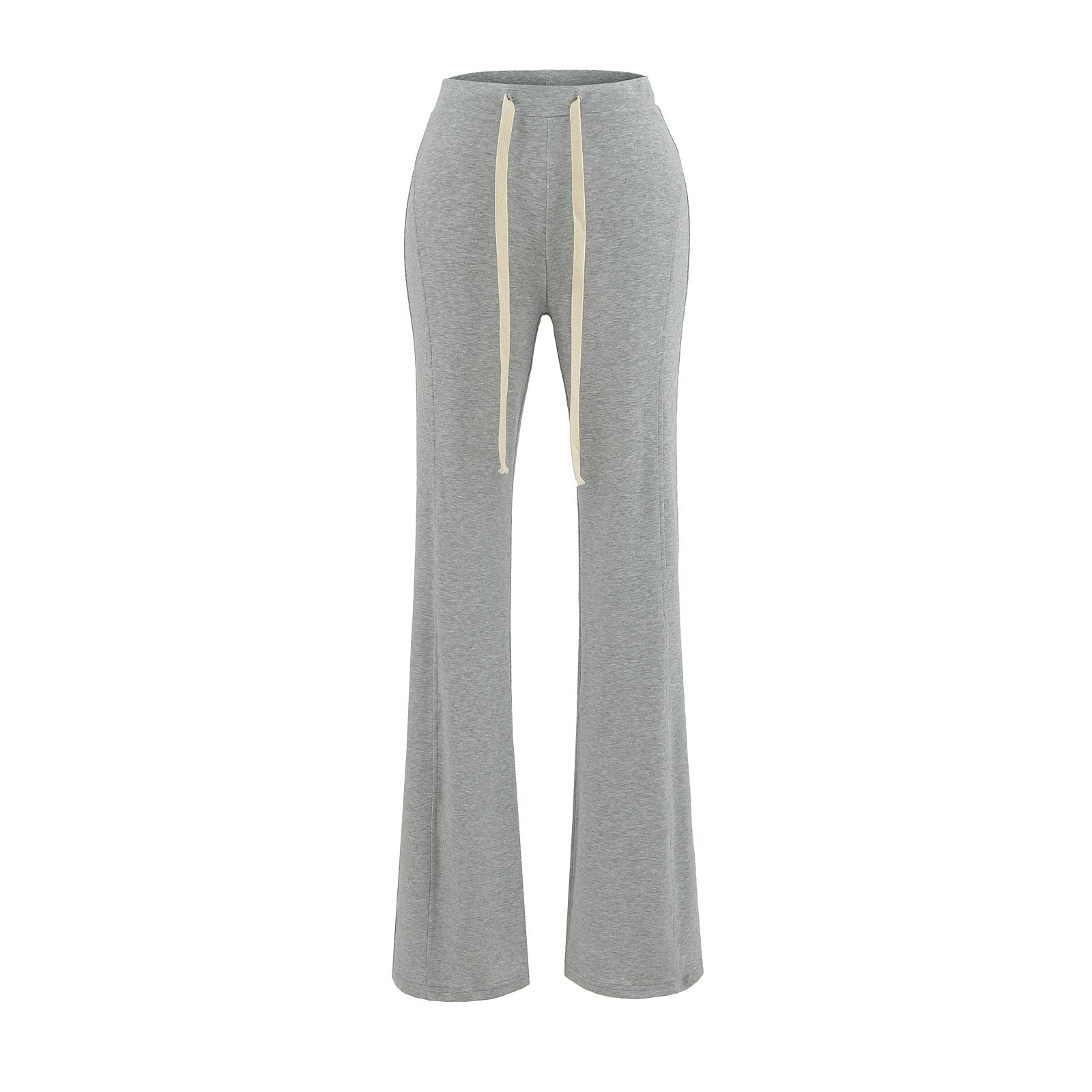 Low waist slightly flared slim fit pants