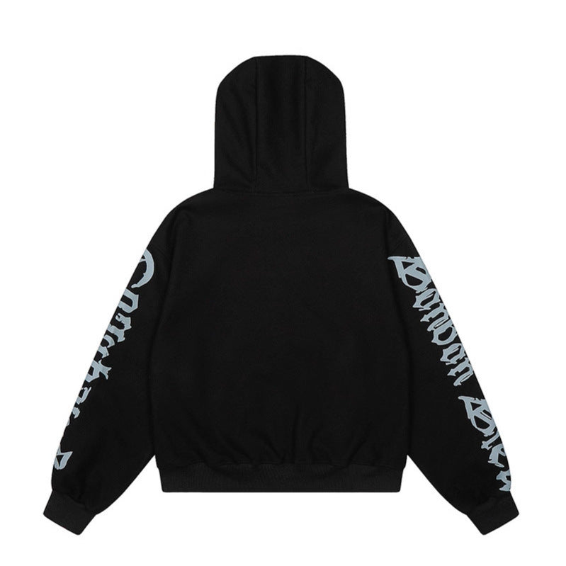Cool Chic Hoodie Loose Slim-Fitting Zip-Up Jacket Casual Streetwear Style