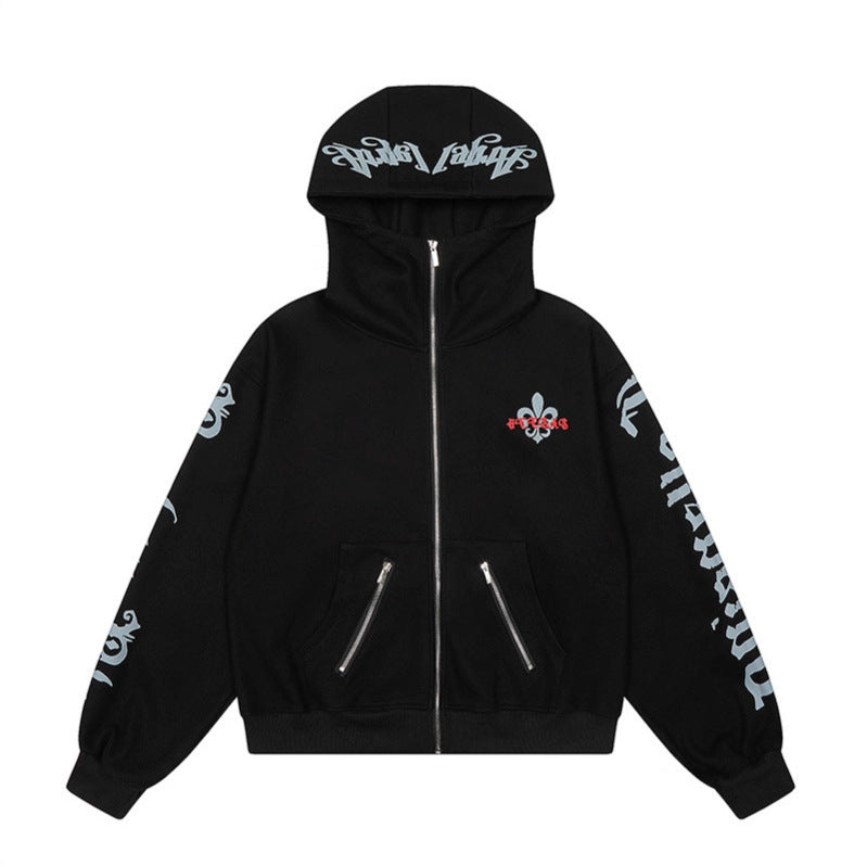 Cool Chic Hoodie Loose Slim-Fitting Zip-Up Jacket Casual Streetwear Style