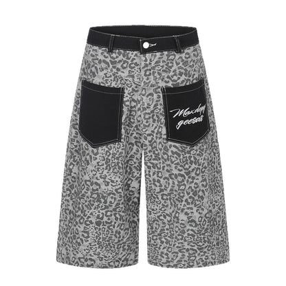 Pantalones cortos de mezclilla holgados High Street