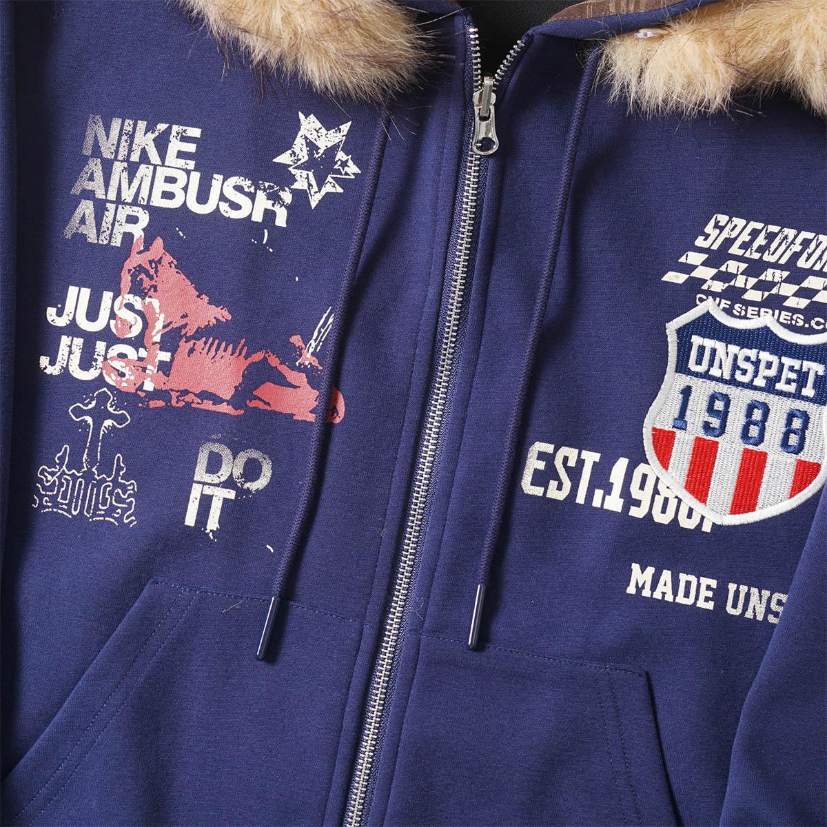 zip-up hoodie