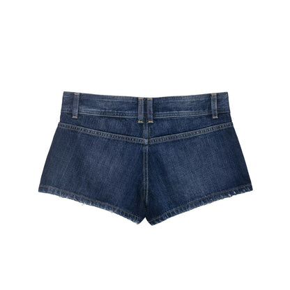 Shorts vaqueros cortos de tiro bajo para la calle