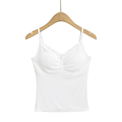 Camisola lencera con encaje