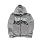 Sudadera con capucha y cremallera con estampado digital, estilo streetwear, Y2K, gótico, punk, hip-hop