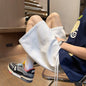 Pantalones cortos deportivos casuales holgados, Pantalones de cinco paneles de talla grande