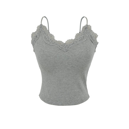 Slim lace camisole vest