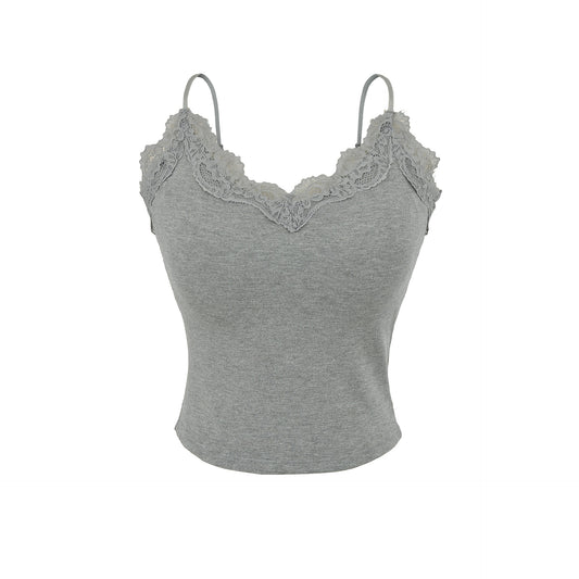 Slim lace camisole vest