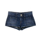 Shorts vaqueros cortos de tiro bajo para la calle