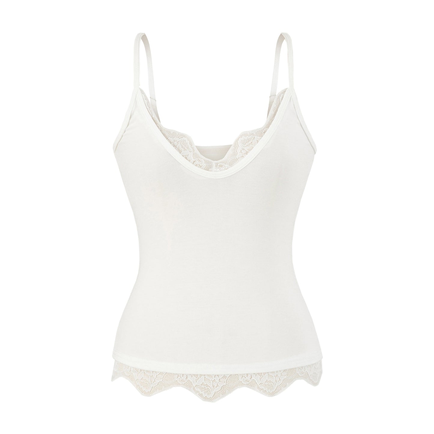 Sleeveless V-neck T-shirt