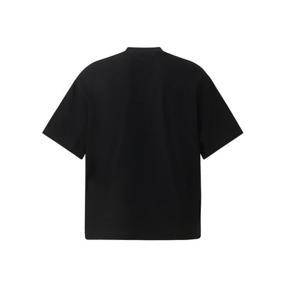 English letter printed short sleeved shirt