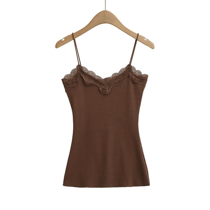 Slimming Lace Trim Camisole