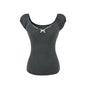 Butterfly Lace Knit T-Back Vest Women  Sweet Short Sleeve Off-Shoulder Top Slim Fit Cropped Babydoll Shirt