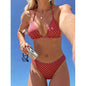 Bikini con estampado de lunares