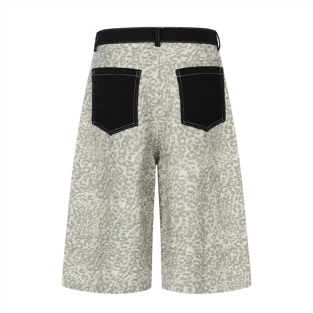 Pantalones cortos de mezclilla holgados High Street