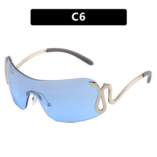 Gafas de sol personalizadas a la moda Y2K Milenio