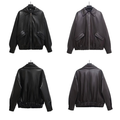 chaqueta de cuero