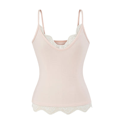 Sleeveless V-neck T-shirt