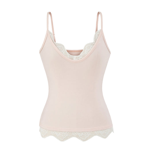 Sleeveless V-neck T-shirt