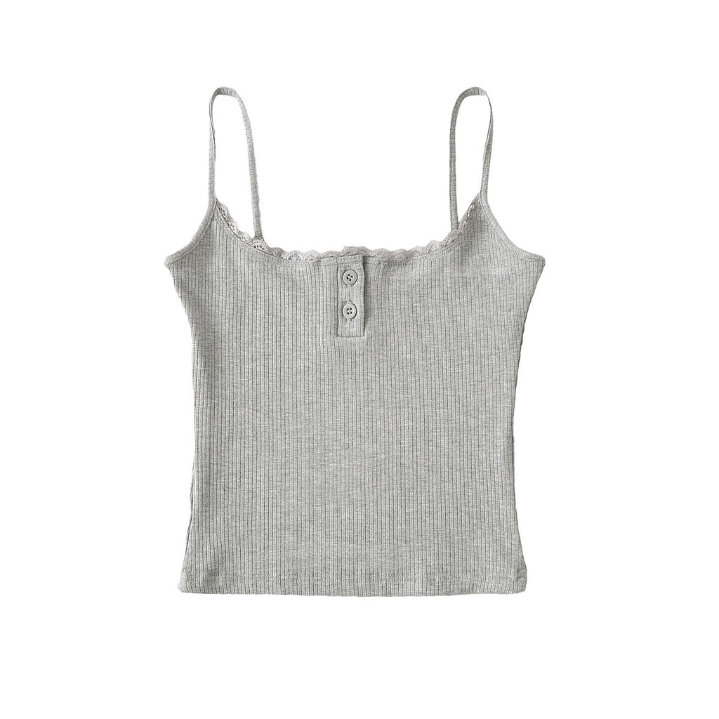 Lace lace camisole vest