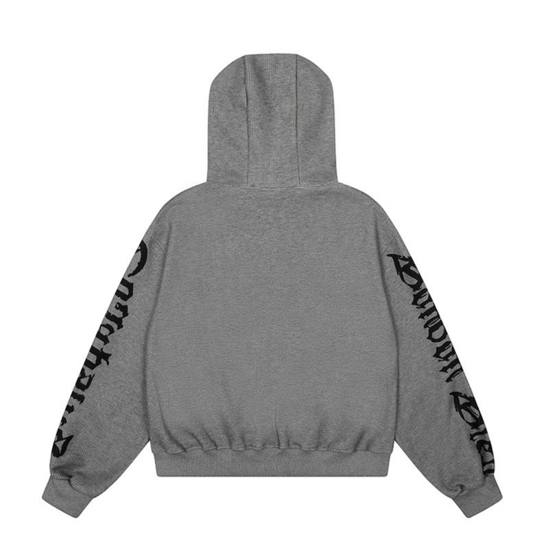 Cool Chic Hoodie Loose Slim-Fitting Zip-Up Jacket Casual Streetwear Style
