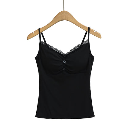 Camisola lencera con encaje