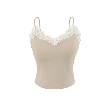 Slim lace camisole vest