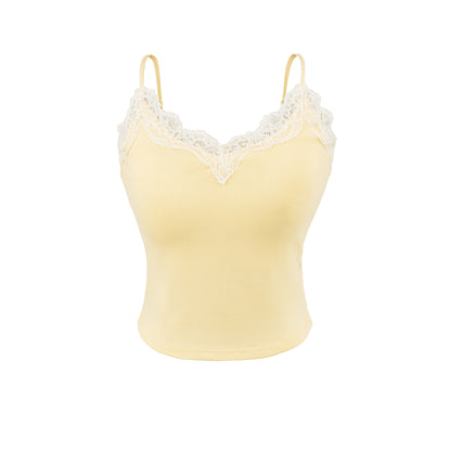 Slim lace camisole vest
