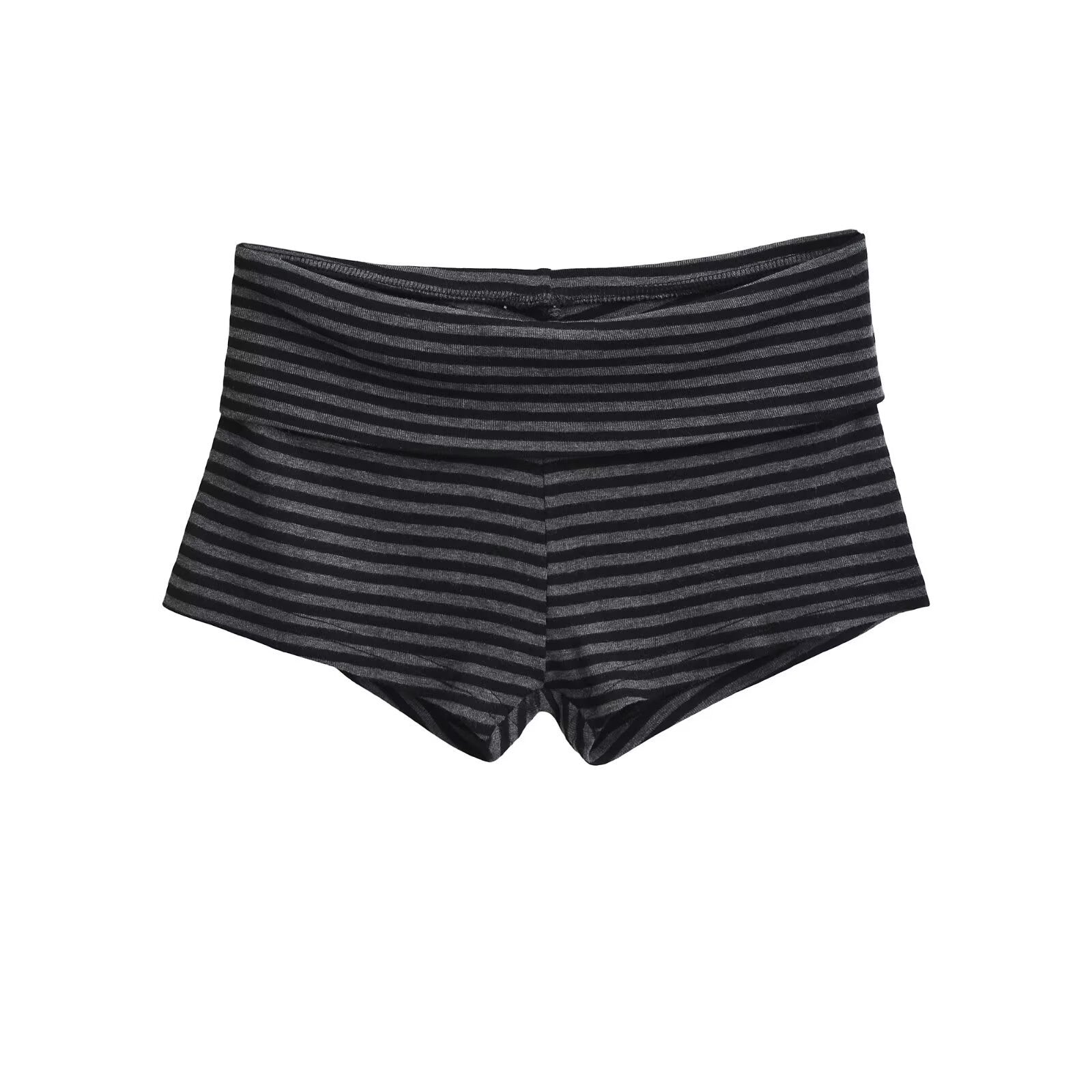 Striped slim fit shorts