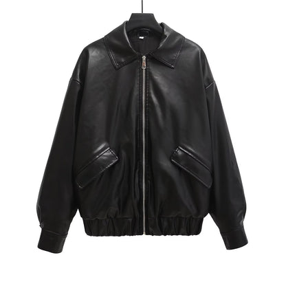 Chaqueta de imitación de cuero y chaqueta de cuero