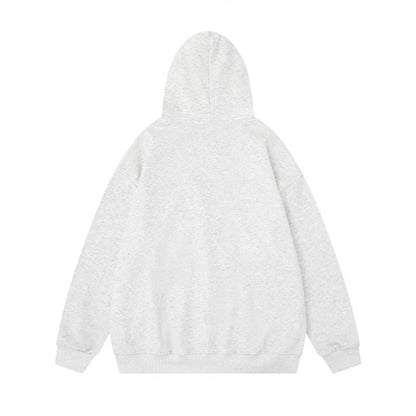 Abrigo sudadera con capucha de pelo sintético Ajuste holgado Sudadera engrosada