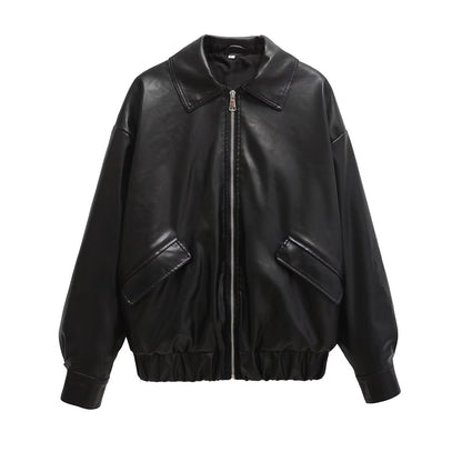 Chaqueta de imitación de cuero y chaqueta de cuero