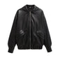 Chaqueta de imitación de cuero y chaqueta de cuero