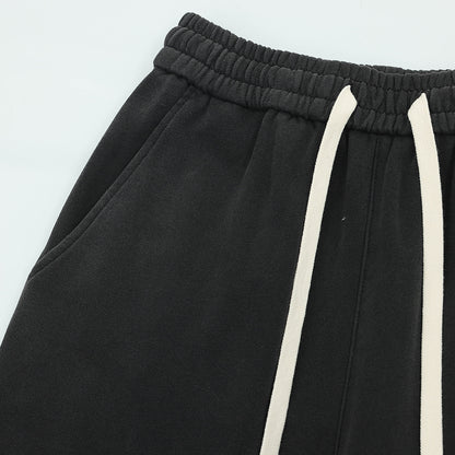 Drawstring sports sweatpants