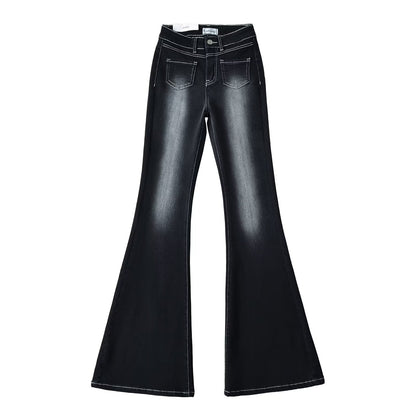 Front pocket flared jeans flared pants