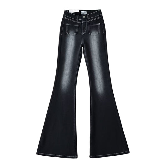 Front pocket flared jeans flared pants