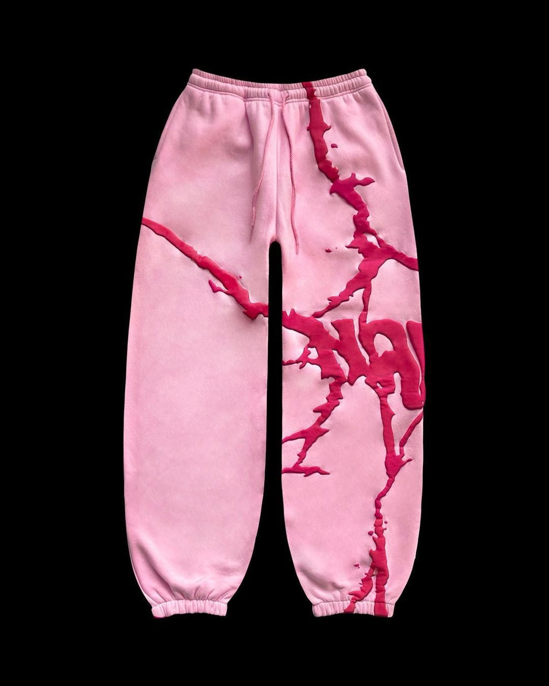 Sudadera con capucha de tres colores estampada con espuma de felpa