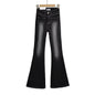 Front pocket flared jeans flared pants